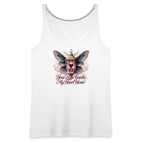 Your Light Guides My Heart HomeGifts T-Shirt - Women's Premium Tank Top