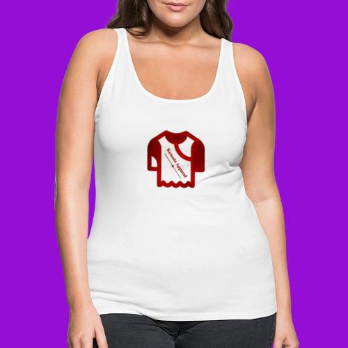 Kenada Logo white spray - Women's Premium Tank Top
