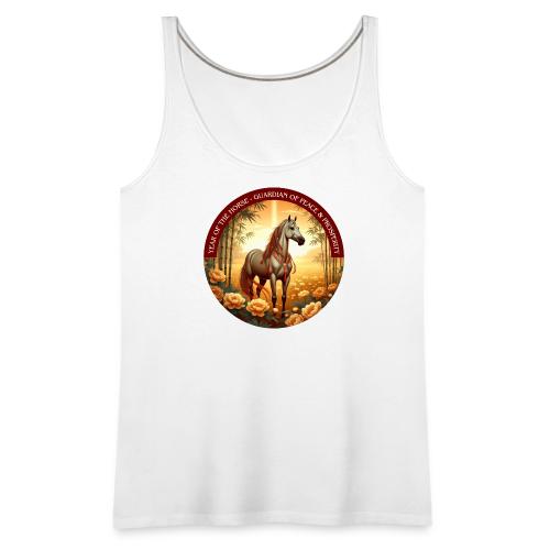 Year of the Horse Guardian T Shirt, Lunar New Year - Women's Premium Tank Top