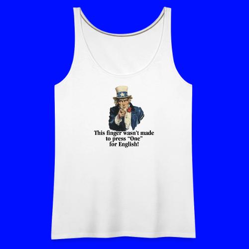 Uncle Sam - Finger - Women's Premium Tank Top