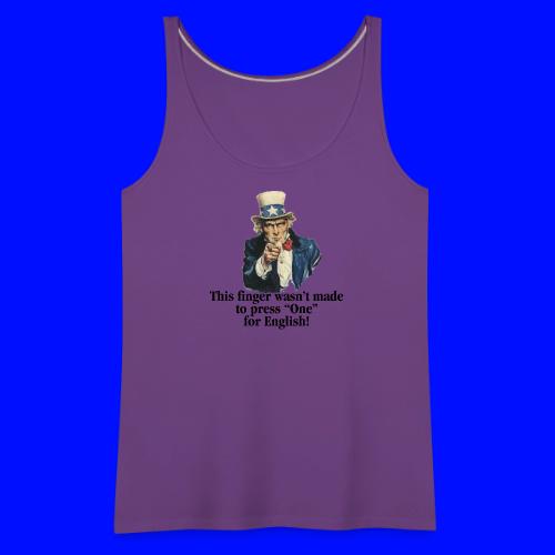 Uncle Sam - Finger - Women's Premium Tank Top