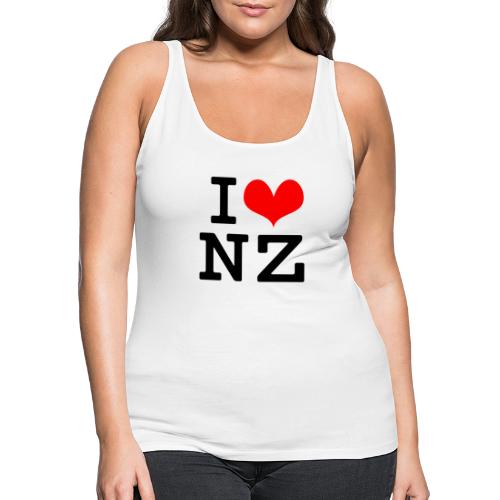 I Love NZ - Women's Premium Tank Top
