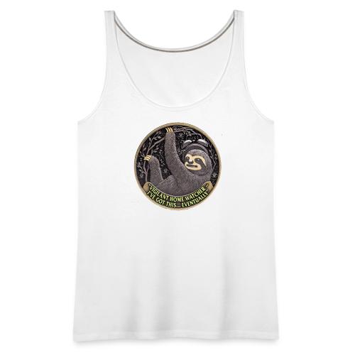 Sloth Home Watcher T Shirt - Women's Premium Tank Top