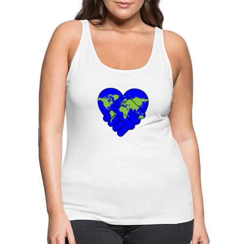 World United in Love - Women's Premium Tank Top