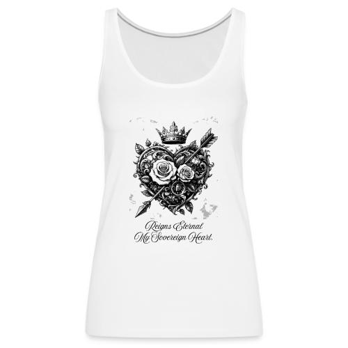 Royal Heart T-Shirt, Mug, & Leggings - Women's Premium Tank Top