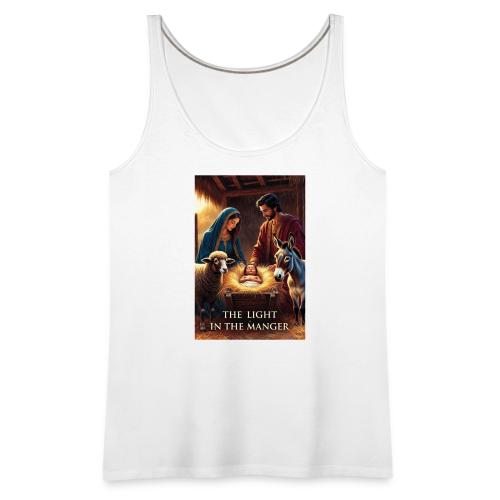 Nativity Manger T-Shirt - Women's Premium Tank Top