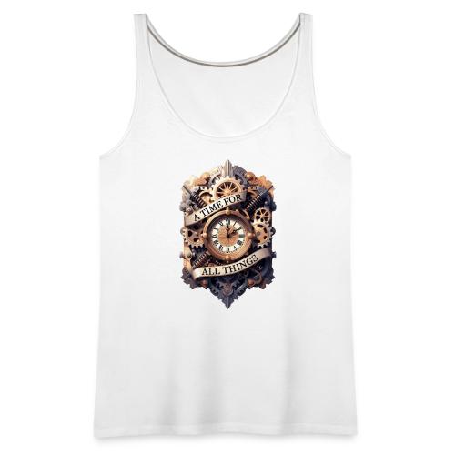 Ornate Clockwork T-Shirt - Women's Premium Tank Top