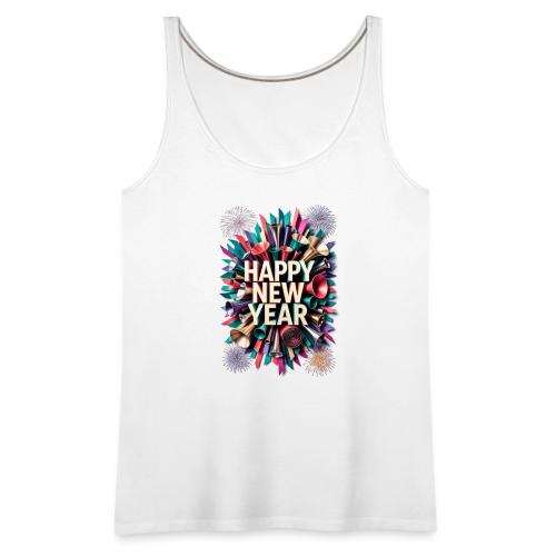 New Year's Party Horn T-Shirt - Women's Premium Tank Top