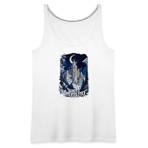 Celestial Winter Temple T-Shirt - Women's Premium Tank Top