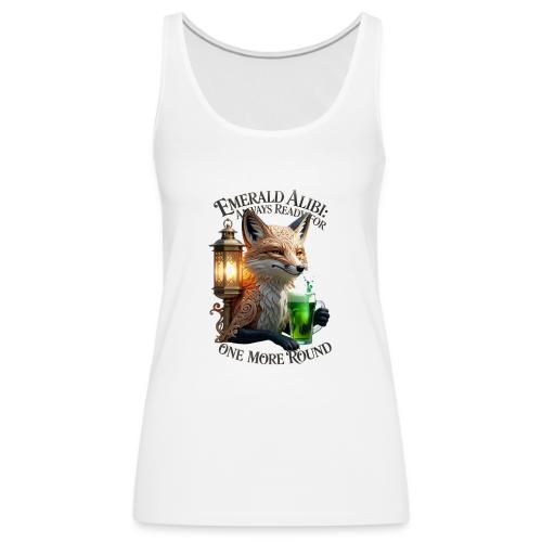Emerald Alibi Fox Graphic Tee - Women's Premium Tank Top