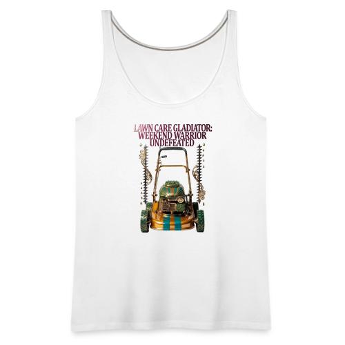 Lawn Care Gladiator T Shirt - Women's Premium Tank Top