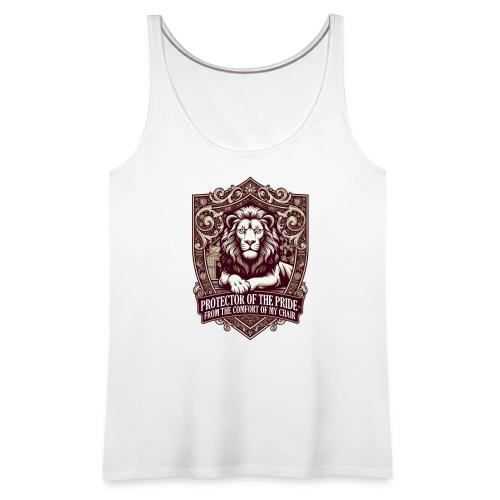 Protector of the Pride T Shirt, Sarcastic Dad Gif - Women's Premium Tank Top