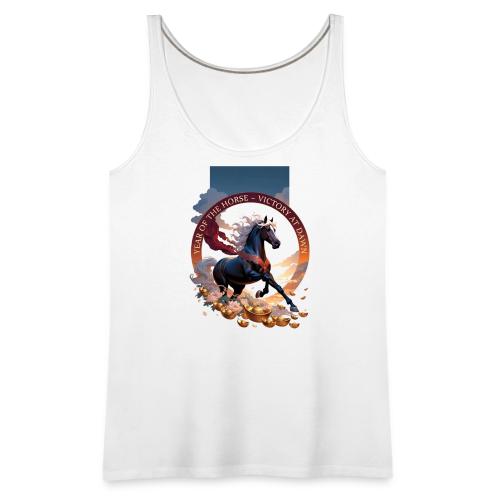 Year of the Horse Dawn T Shirt,Lunar New Year Gift - Women's Premium Tank Top