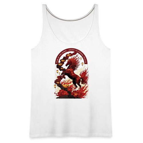 Year of the Horse Rise T Shirt,Lunar New Year Gift - Women's Premium Tank Top