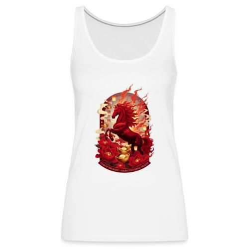 Year of the Horse Ascent T Shirt, Lunar New Year - Women's Premium Tank Top