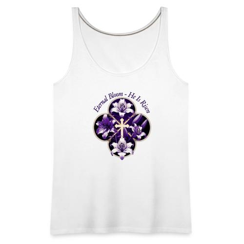 Easter Eternal Bloom Lily Crown T Shirt, Gift - Women's Premium Tank Top