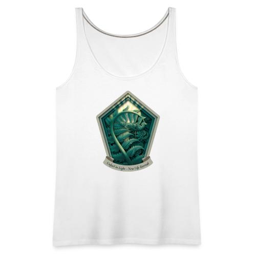 Easter Unfurl in Light Fern T Shirt, Spring Gift - Women's Premium Tank Top