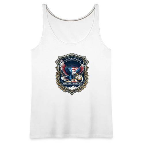 USA Eagle Vanguard T-Shirt,American Flag PrideGift - Women's Premium Tank Top