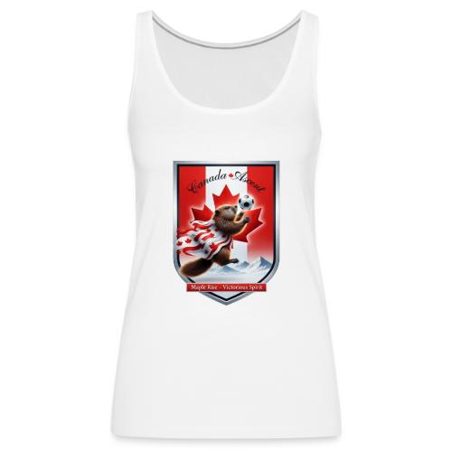 Canada Beaver Ascent T-Shirt, Canadian Pride Gift - Women's Premium Tank Top