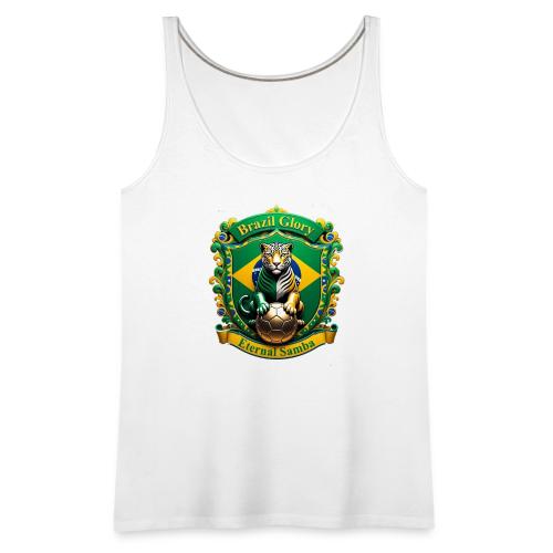 Brazil Jaguar Glory Tee, Brazilian Pride Gift - Women's Premium Tank Top