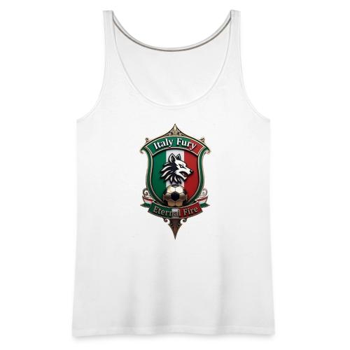 Italy heritage Wolf Fury Tee, Pride Badge Gift - Women's Premium Tank Top