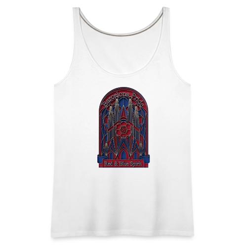 Barcelona Scarlet Pride T Shirt, Vibrant City Gift - Women's Premium Tank Top
