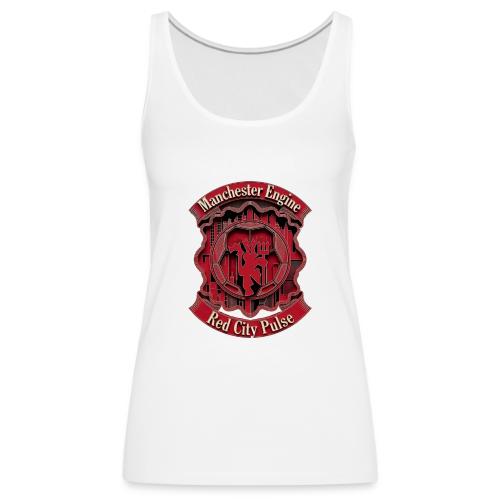 Red Manchester T Shirt, Red Soccer City Pride Gift - Women's Premium Tank Top