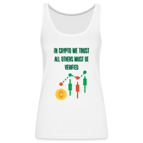 Sarcastic Bitcoin Investor T-shirt - Women's Premium Tank Top