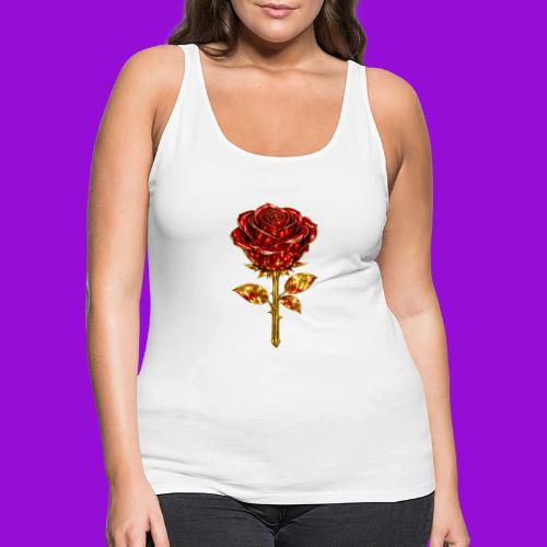 Golden Rose - Women's Premium Tank Top