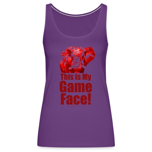 This my Game Face_revised - Women's Premium Tank Top