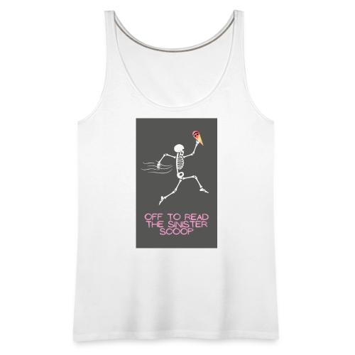 Skeleton Off to Read - Women's Premium Tank Top