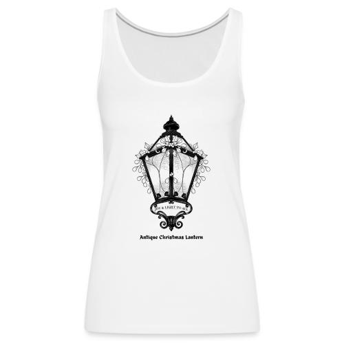Antique Christmas Lantern T-Shirt - Women's Premium Tank Top