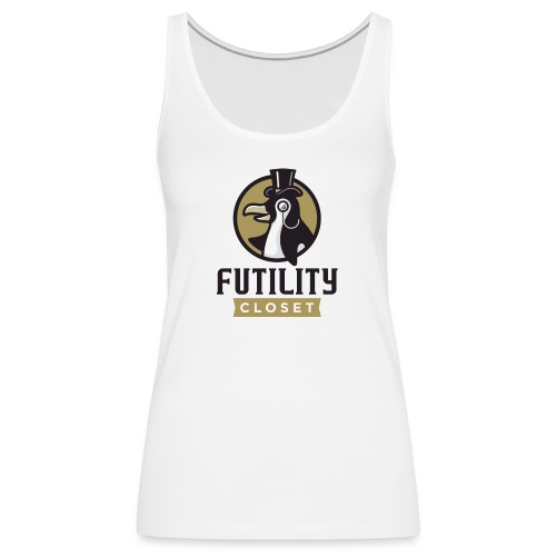 Futility Closet Logo - Color - Women's Premium Tank Top