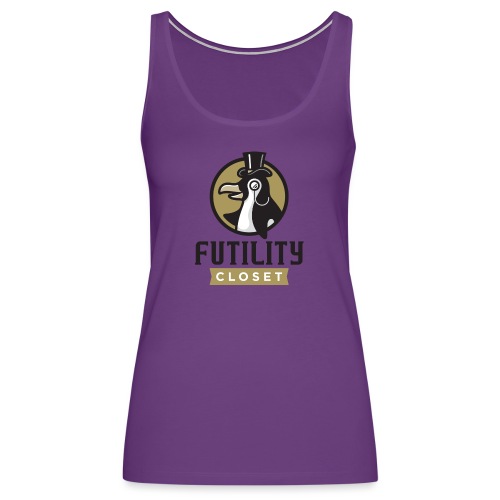 Futility Closet Logo - Color - Women's Premium Tank Top