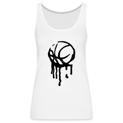 Grunge Basketball - Women's Premium Tank Top