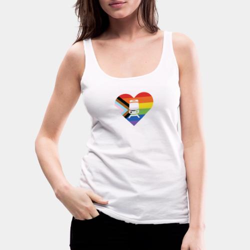 PrideKC StreetcarHeart 2023 - Women's Premium Tank Top