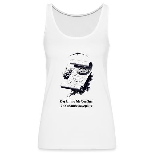 Cosmic Blueprint T-Shirt - Women's Premium Tank Top