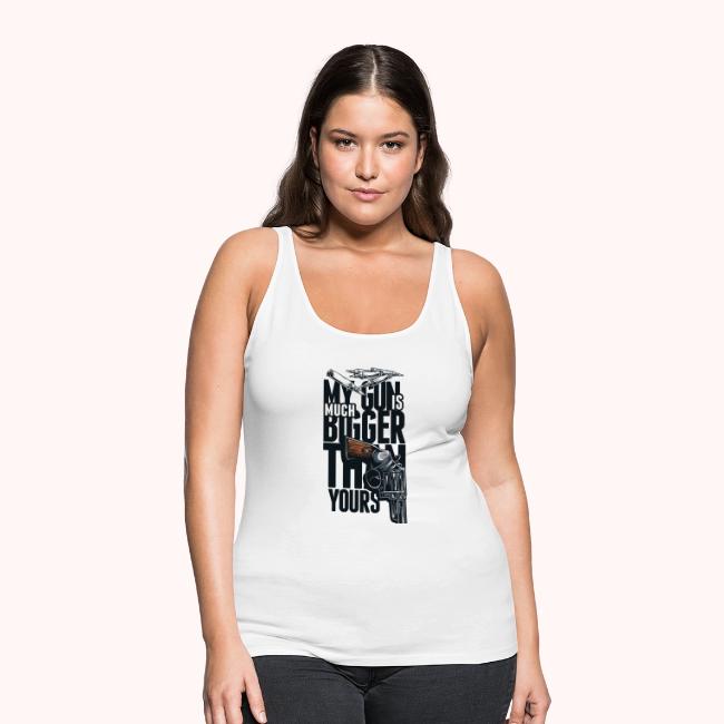 My gun is much bigger than yours