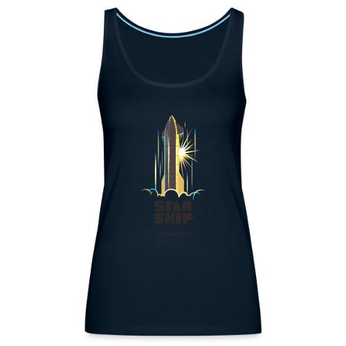 Star Ship Earth - Light - With Logo - Women's Premium Tank Top