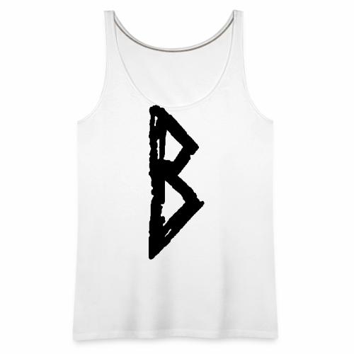 Elder Futhark Rune Berkana - Letter B - Women's Premium Tank Top