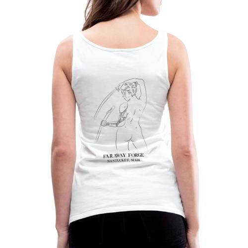 The Cyberpunk Samurai - White - Women's Premium Tank Top