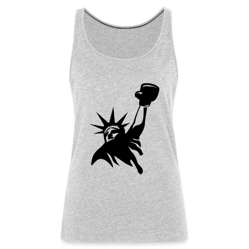 Lady Liberty Design w/ Black RSB Logo - Women's Premium Tank Top