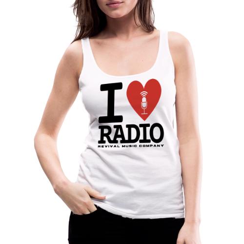 I Love Radio - Women's Premium Tank Top