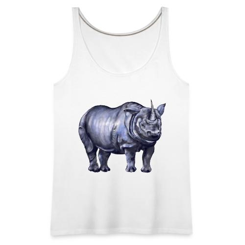 One horned rhino - Women's Premium Tank Top