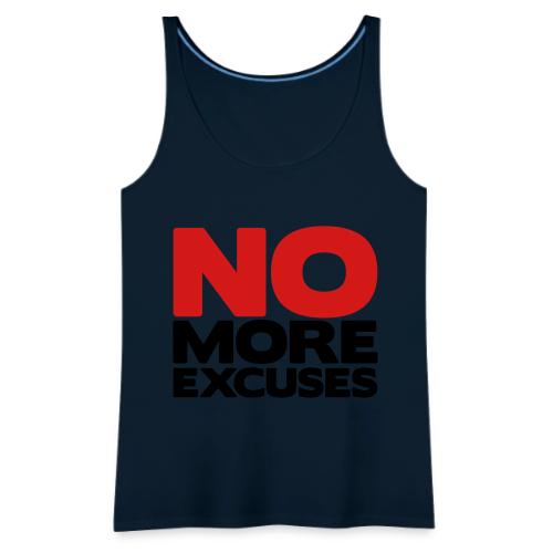 No More Excuses - Women's Premium Tank Top