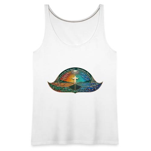 Easter Cast the Net Again T Shirt, abundance Gift - Women's Premium Tank Top