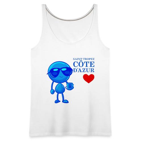 Smoon City_Saint Tropez Côte d'Azur - Women's Premium Tank Top
