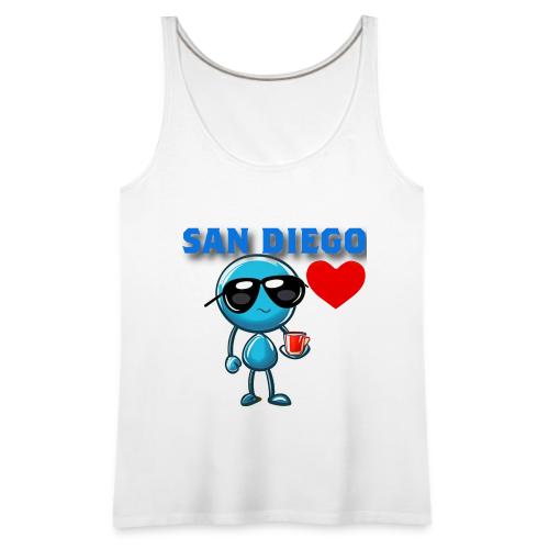 Smoon City_San Diego - Women's Premium Tank Top
