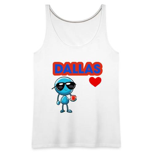 Smoon City_Dallas - Women's Premium Tank Top
