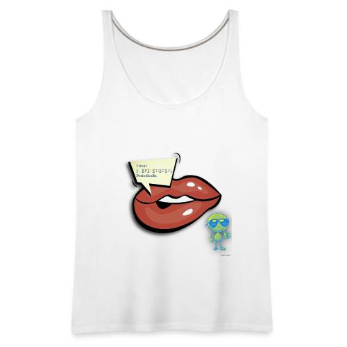 Smoon City_I wear lipstick - Women's Premium Tank Top